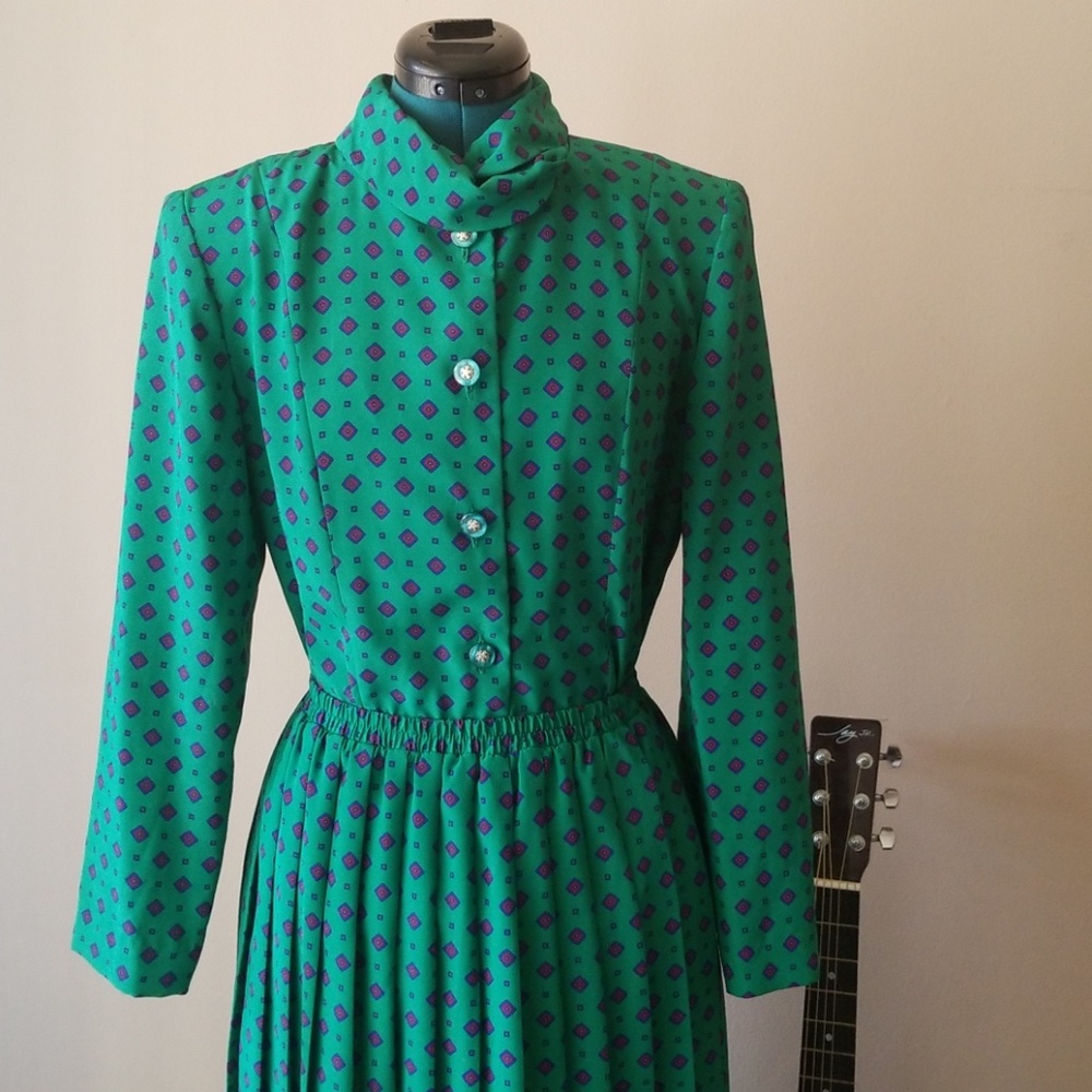 Vintage Leslie Fay skirt set - Picture 3 of 6